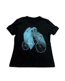 Bat on A Bicycle Women’s Shirt - Standard Tee - Black / S - Women’s