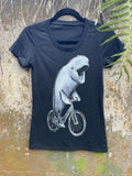 Beluga Whale on a Bicycle Women’s Shirt - Women’s