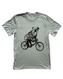Bulldog on A Bicycle Men’s/Unisex Shirt - Classic Tee - Silver / XS - Unisex Tees