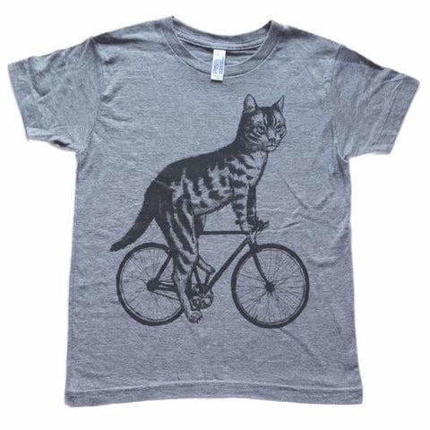 Cat on a Bicycle Toddler Shirt