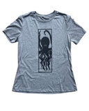 Folkin’ Cycloptopus Women’s Shirt - Standard Tee - Tri-Grey / S - Women’s