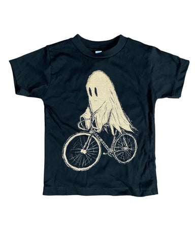 Ghost on a Bicycle Toddler Shirt