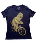 Goldendoodle on A Bicycle Women’s Shirt - Standard Tee - Black / XS - Women’s