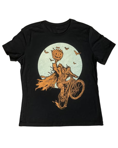 Headless Cyclist on A Bicycle Women's Shirt