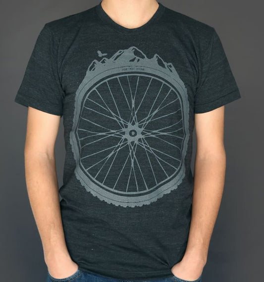 Mountain Bike Wheel Mens T-Shirt - Shirts