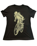 Mummy on A Bicycle Women’s Shirt - Standard Tee - Black / S - Women’s