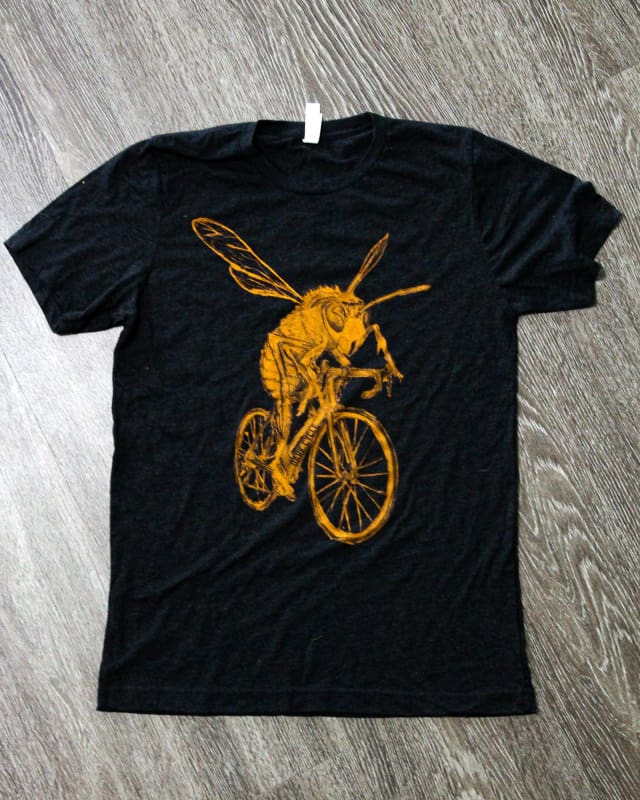 Murder Hornet Mens/Unisex Shirt - Animals on Bikes