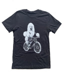 Poodle on A Bicycle Men’s/Unisex Shirt - Classic Tee - Black / XS - Unisex Tees