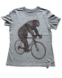 Sloth on A Bicycle Women’s Shirt - Standard Tee - Tri-Grey / S - Women’s