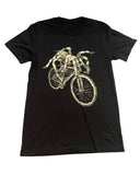 Spider on A Bicycle Men’s/Unisex Shirt - Classic Tee - Black / XS - Unisex Tees