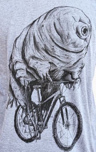 Tardigrade on a Bicycle Youth Shirt - Shirts