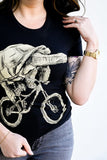Tortoise on A Bicycle Women’s Shirt - Ladies Tees