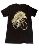 Vulture on A Bicycle Men’s/Unisex Shirt - Classic Tee - Black / XS - Unisex Tees