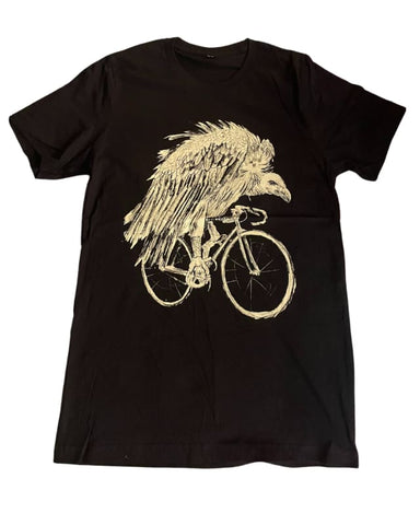 Vulture on A Bicycle Men's/Unisex Shirt