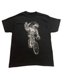 Werewolf on A Bicycle Men’s/Unisex Shirt - 90’s Heavy Tee - Black / XS - Unisex Tees