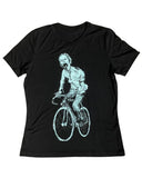 Zombie on A Bicycle Women’s Shirt - Standard Tee - Black / S - Women’s