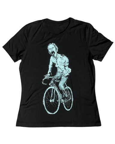 Zombie on A Bicycle Women's Shirt